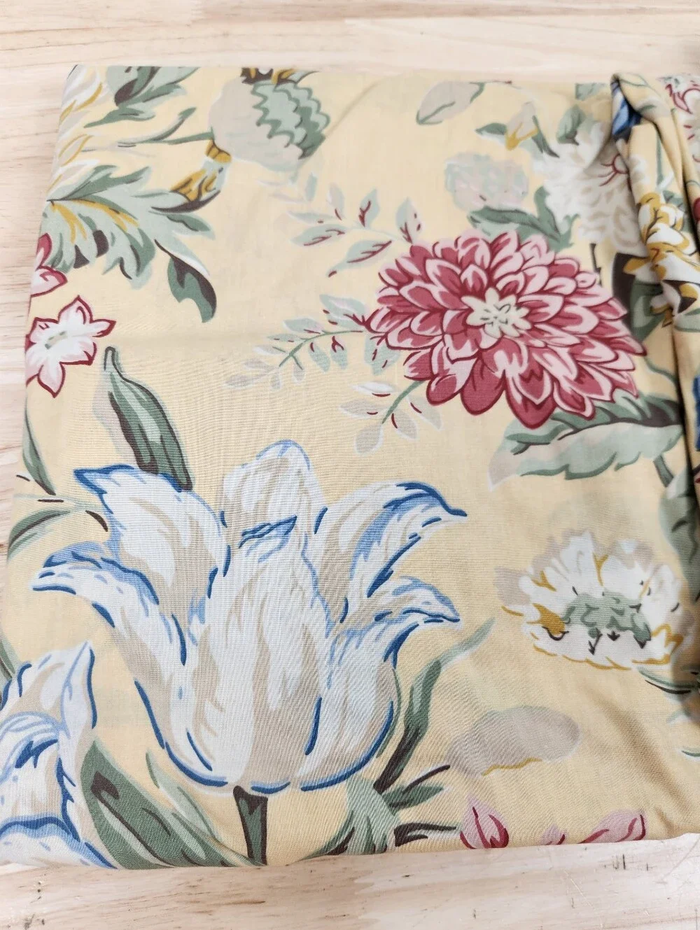 Pottery Barn Elodie Duvet Sz F/Q Cottagecore French Country NOS 100% Cotton